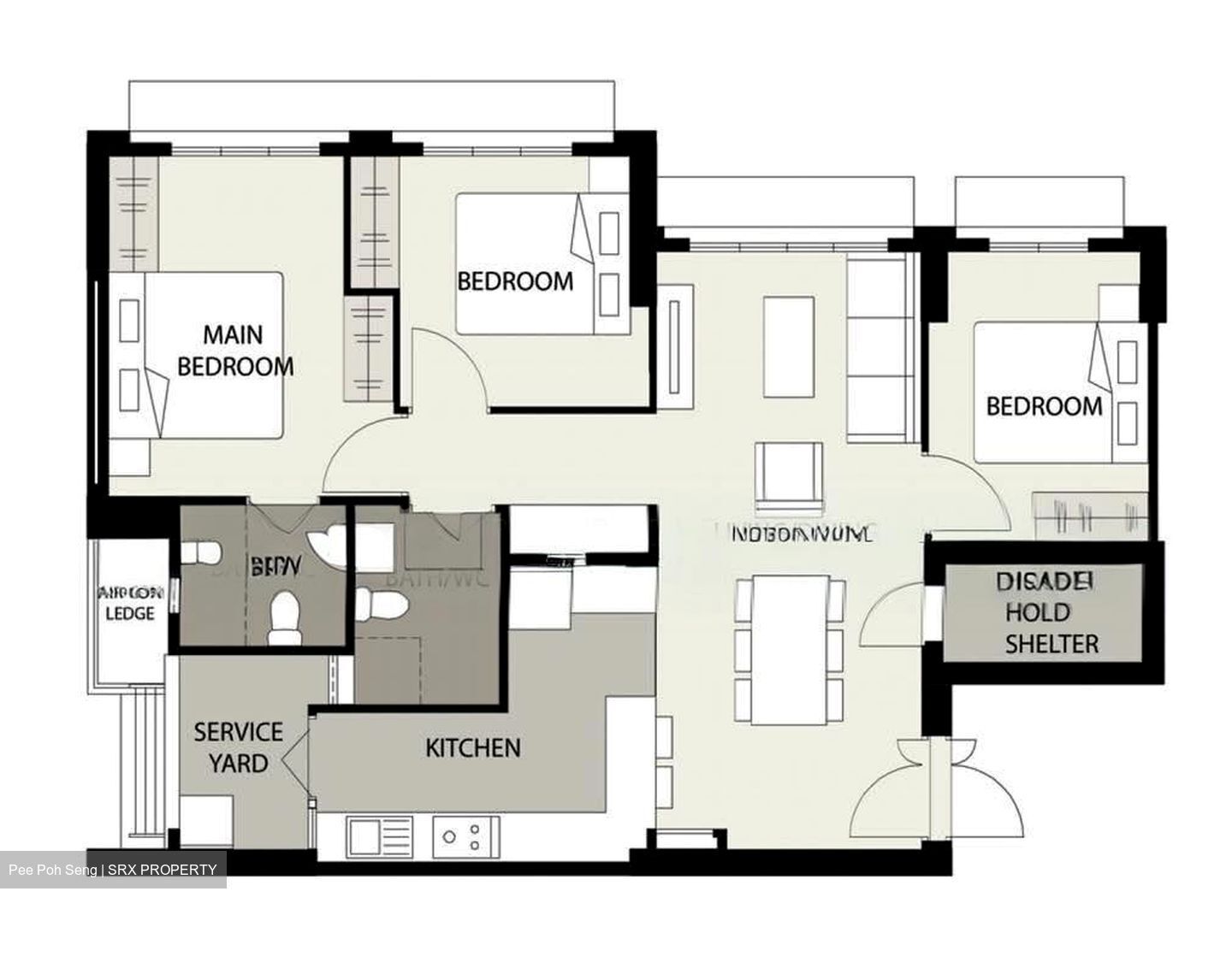 Blk 413B Waterfront I @ Northshore (Punggol), HDB 4 Rooms #617760911